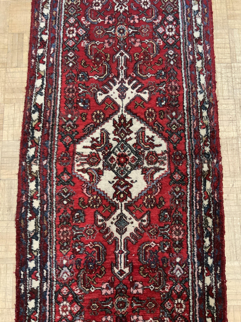 VINTAGE 3ft. x 9ft. TRADITIONAL HAMADAN - David Tiftickjian & Sons