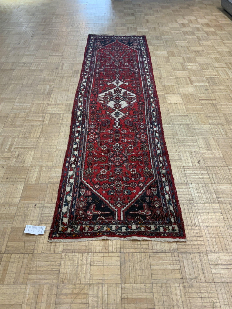 VINTAGE 3ft. x 9ft. TRADITIONAL HAMADAN - David Tiftickjian & Sons