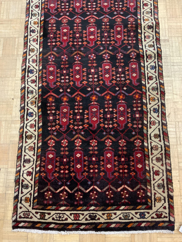 VINTAGE 3ft. x 9ft. TRANSITIONAL HAMADAN - David Tiftickjian & Sons