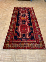 VINTAGE 4ft. x 10ft. TRANSITIONAL  HAMADAN - David Tiftickjian & Sons