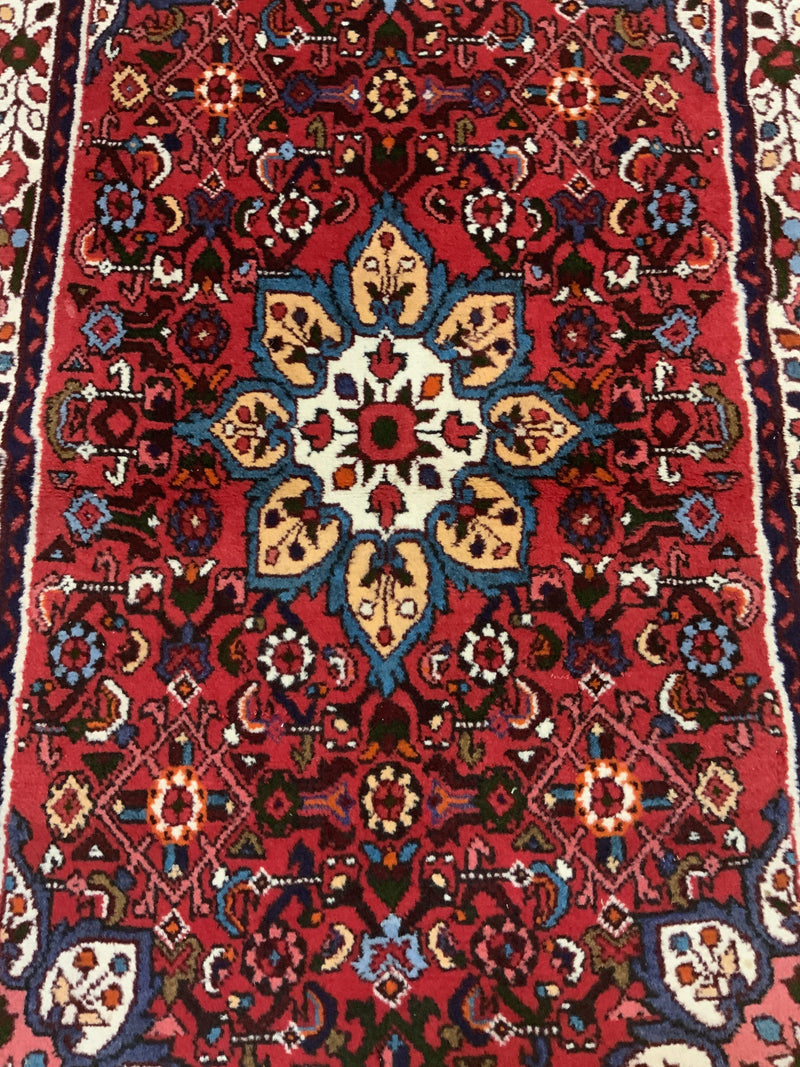 VINTAGE 4ft. x 5ft. TRADITIONAL HAMADAN - David Tiftickjian & Sons