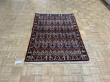 VINTAGE 4ft. x 5ft. TRANSITIONAL MEHRIVAN - David Tiftickjian & Sons