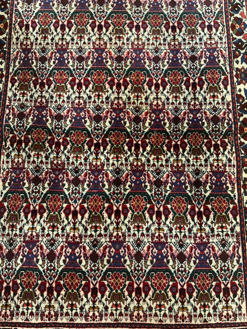 VINTAGE 4ft. x 5ft. TRANSITIONAL MEHRIVAN - David Tiftickjian & Sons