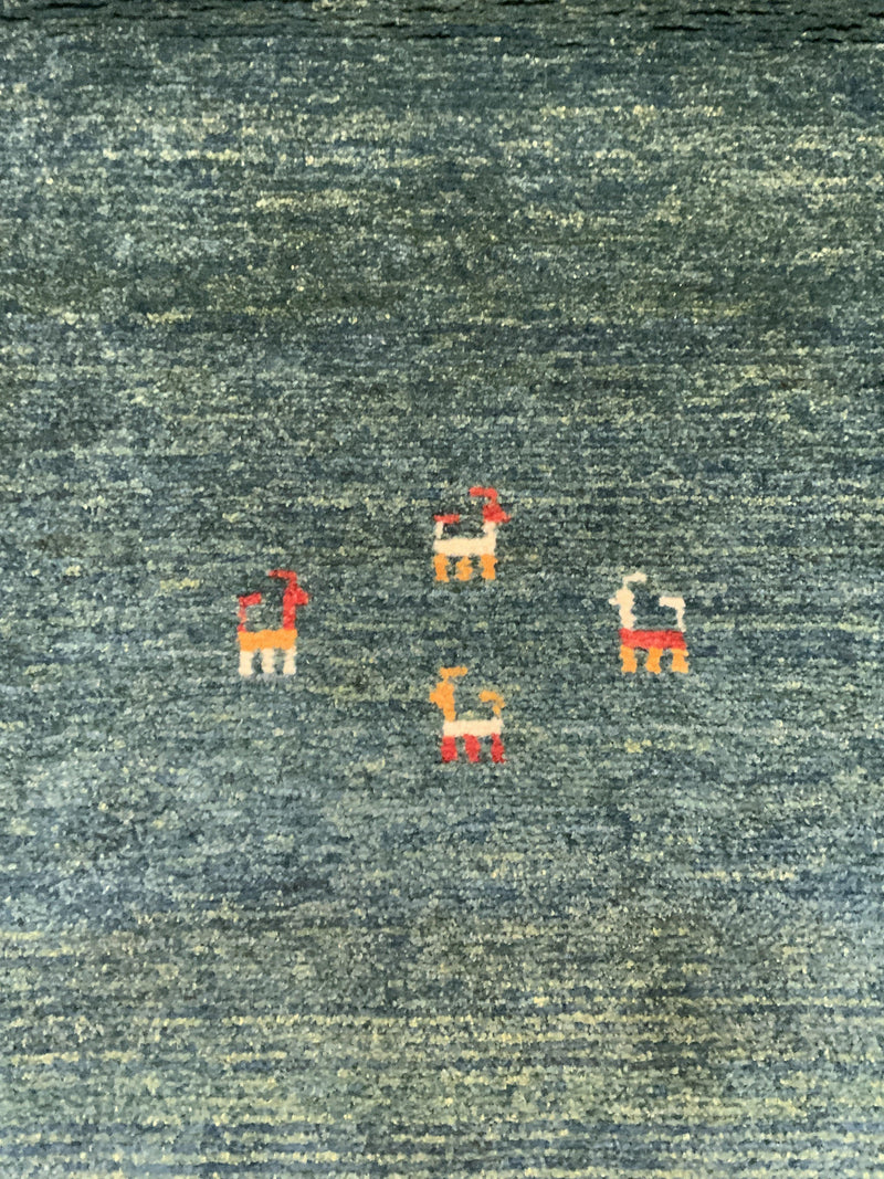 VINTAGE 4ft. x 6ft. MODERN GABBEH - David Tiftickjian & Sons