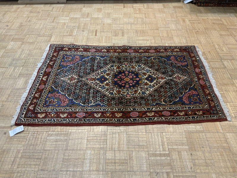 VINTAGE 4ft. x 6ft. TRADITIONAL BAKHTIARI - David Tiftickjian & Sons