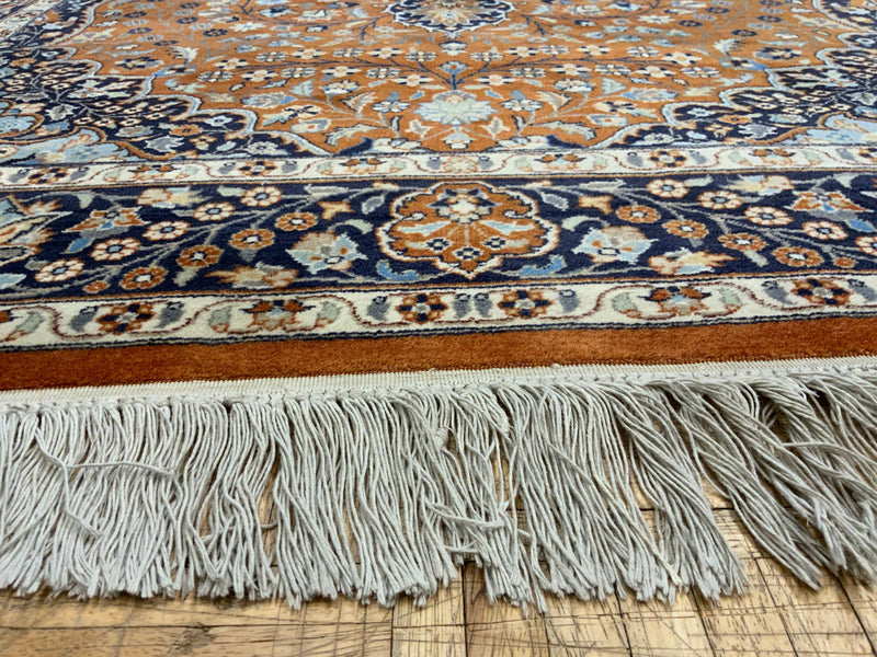 VINTAGE 4ft. x 6ft. TRADITIONAL KASHAN - David Tiftickjian & Sons