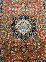VINTAGE 4ft. x 6ft. TRADITIONAL KASHAN - David Tiftickjian & Sons