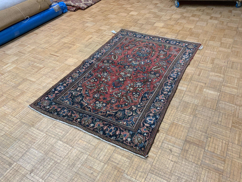 VINTAGE 4ft. x 6ft. TRADITIONAL SAROUK - David Tiftickjian & Sons