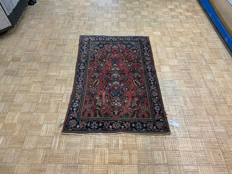 VINTAGE 4ft. x 6ft. TRADITIONAL SAROUK - David Tiftickjian & Sons