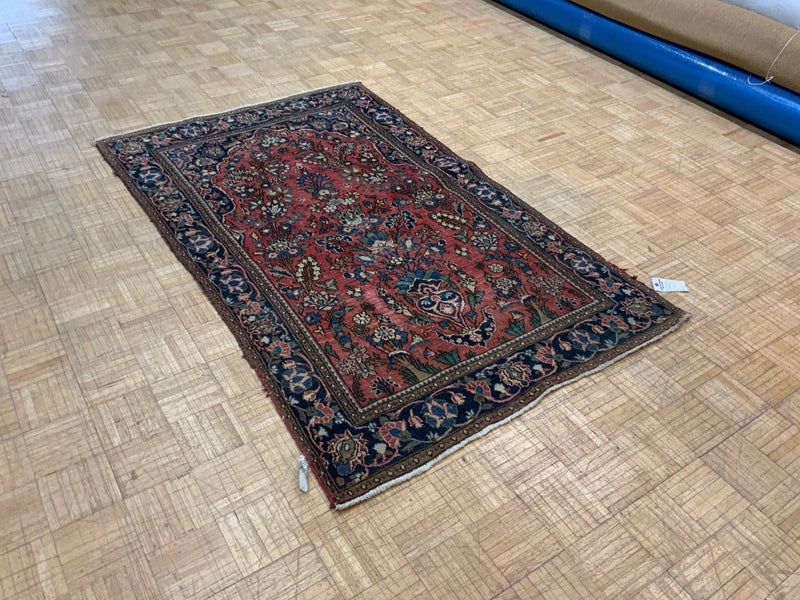 VINTAGE 4ft. x 6ft. TRADITIONAL SAROUK - David Tiftickjian & Sons