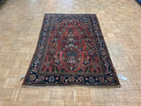 VINTAGE 4ft. x 6ft. TRADITIONAL SAROUK - David Tiftickjian & Sons