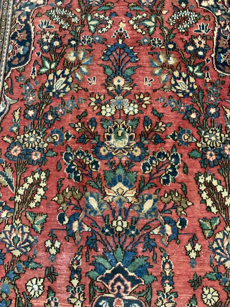 VINTAGE 4ft. x 6ft. TRADITIONAL SAROUK - David Tiftickjian & Sons