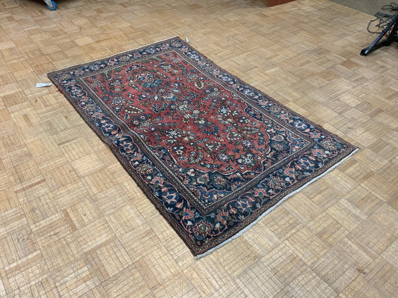VINTAGE 4ft. x 6ft. TRADITIONAL SAROUK - David Tiftickjian & Sons