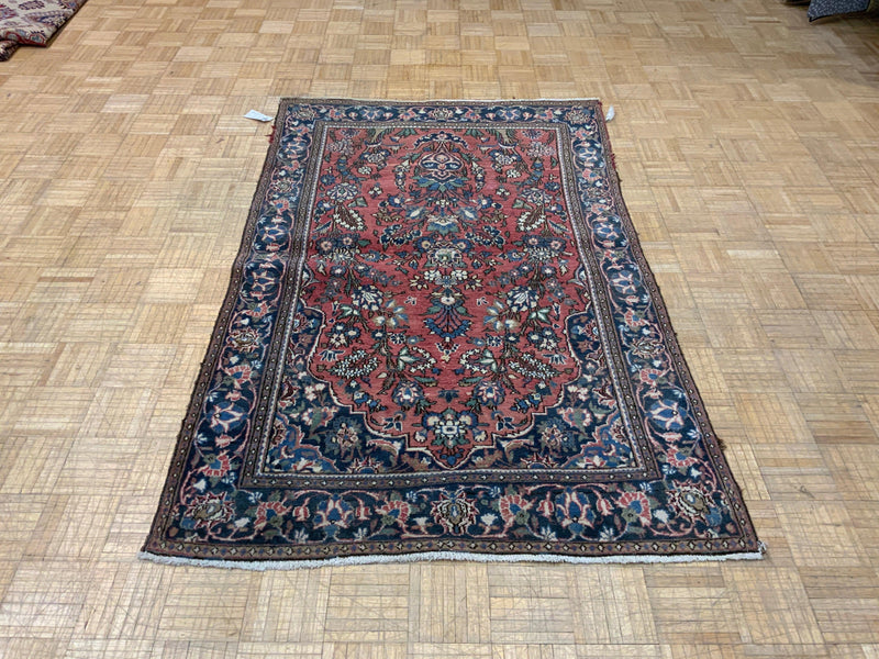 VINTAGE 4ft. x 6ft. TRADITIONAL SAROUK - David Tiftickjian & Sons