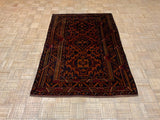 VINTAGE 4ft. x 6ft. TRANSITIONAL  BALOUCH - David Tiftickjian & Sons
