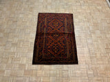VINTAGE 4ft. x 6ft. TRANSITIONAL  BALOUCH - David Tiftickjian & Sons