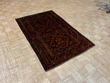 VINTAGE 4ft. x 6ft. TRANSITIONAL  BALOUCH - David Tiftickjian & Sons