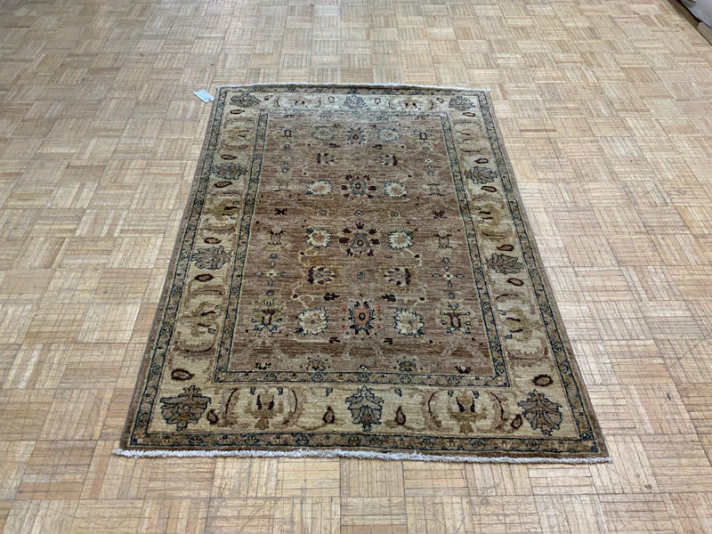 VINTAGE 4ft. x 6ft. TRANSITIONAL PESHAWAR - David Tiftickjian & Sons