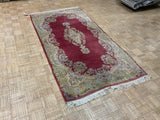 VINTAGE 4ft. x 8ft. FLORAL KERMAN - David Tiftickjian & Sons