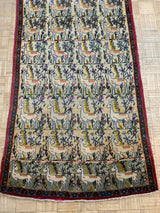 VINTAGE 4ft. x 8ft. PICTORAL HAMADAN - David Tiftickjian & Sons