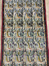 VINTAGE 4ft. x 8ft. PICTORAL HAMADAN - David Tiftickjian & Sons