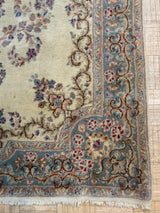 VINTAGE 4ft. x 9ft. FLORAL KERMAN - David Tiftickjian & Sons