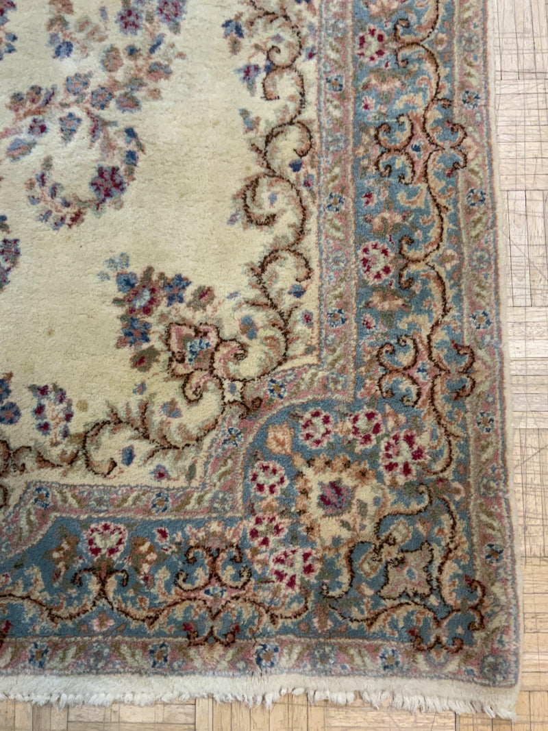 VINTAGE 4ft. x 9ft. FLORAL KERMAN - David Tiftickjian & Sons