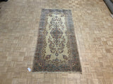 VINTAGE 4ft. x 9ft. FLORAL KERMAN - David Tiftickjian & Sons
