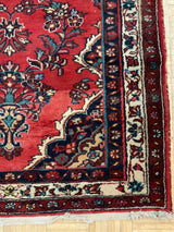 VINTAGE 4ft. x 9ft. TRADITIONAL DERGAZINE - David Tiftickjian & Sons