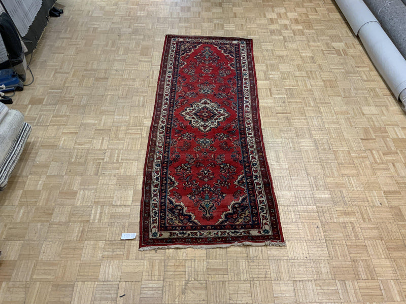 VINTAGE 4ft. x 9ft. TRADITIONAL DERGAZINE - David Tiftickjian & Sons