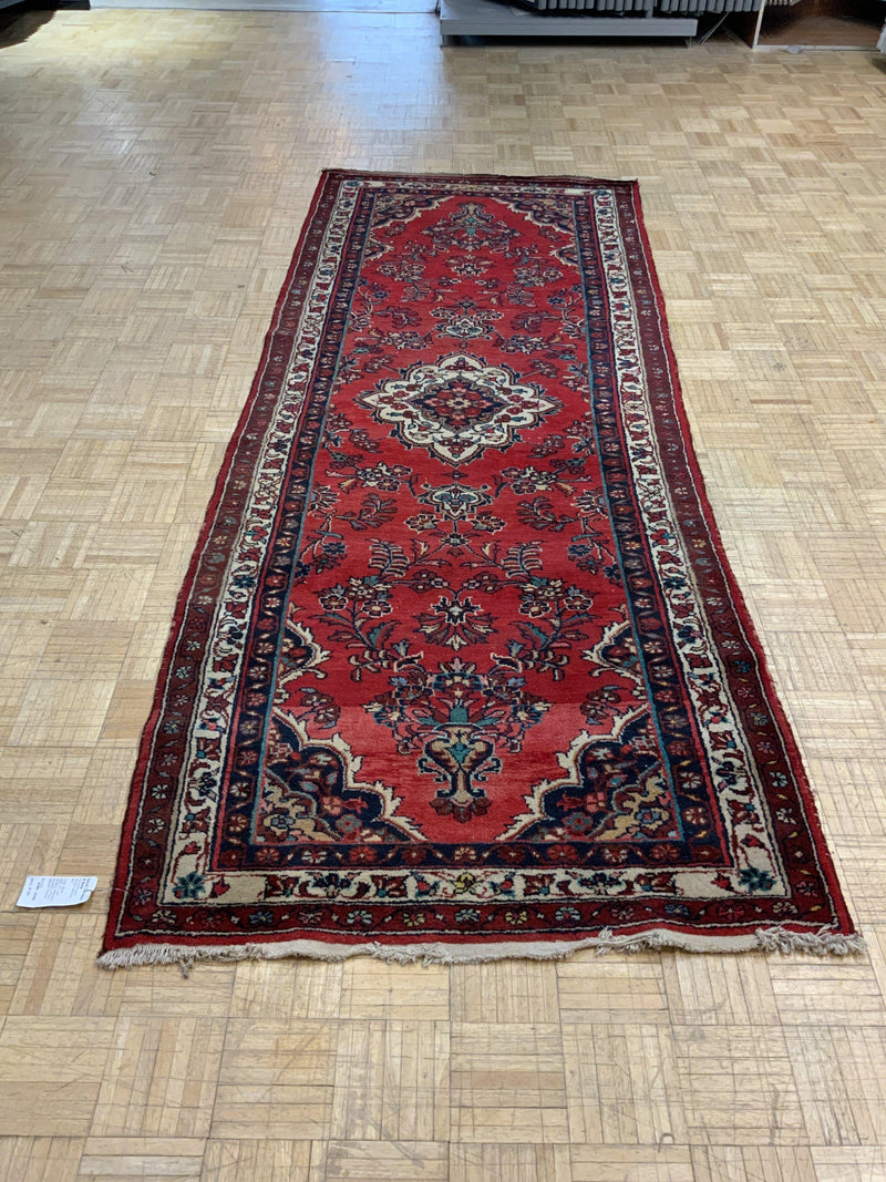 VINTAGE 4ft. x 9ft. TRADITIONAL DERGAZINE - David Tiftickjian & Sons