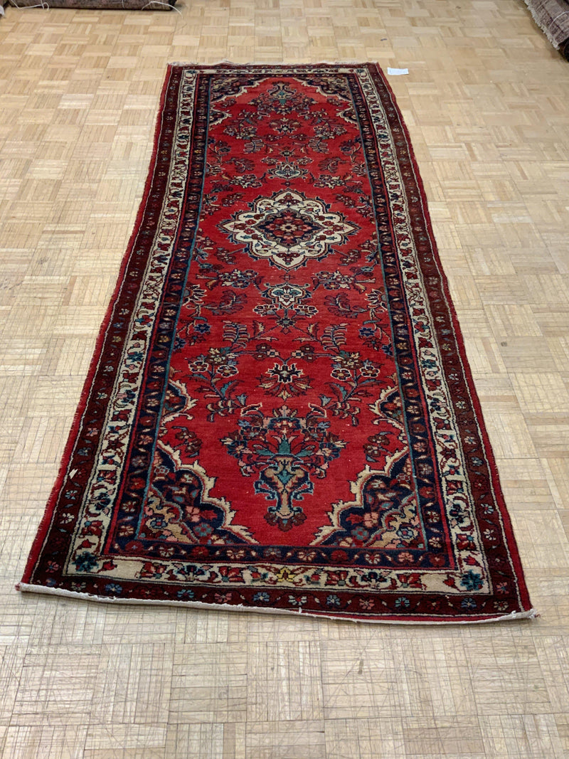 VINTAGE 4ft. x 9ft. TRADITIONAL DERGAZINE - David Tiftickjian & Sons