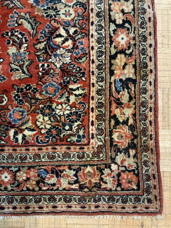 VINTAGE 5ft. x 10ft. TRADITIONAL SAROUK - David Tiftickjian & Sons