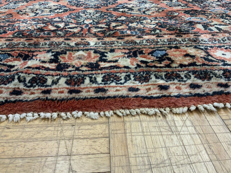 VINTAGE 5ft. x 10ft. TRADITIONAL SAROUK - David Tiftickjian & Sons