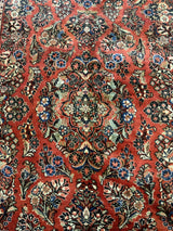 VINTAGE 5ft. x 10ft. TRADITIONAL SAROUK - David Tiftickjian & Sons