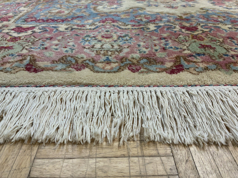 VINTAGE 5ft. x 8ft. FLORAL KERMAN - David Tiftickjian & Sons