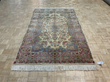 VINTAGE 5ft. x 8ft. FLORAL KERMAN - David Tiftickjian & Sons