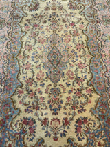 VINTAGE 5ft. x 8ft. FLORAL KERMAN - David Tiftickjian & Sons