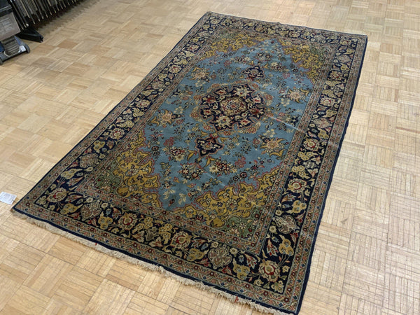 VINTAGE 5ft. x 8ft. TRADITIONAL ISFAHAN - David Tiftickjian & Sons