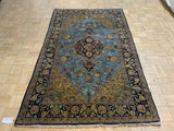 VINTAGE 5ft. x 8ft. TRADITIONAL ISFAHAN - David Tiftickjian & Sons