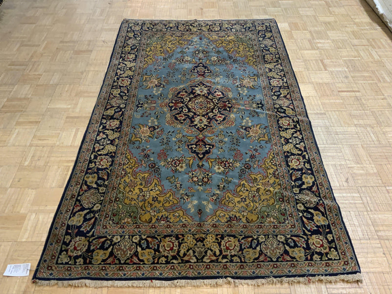 VINTAGE 5ft. x 8ft. TRADITIONAL ISFAHAN - David Tiftickjian & Sons