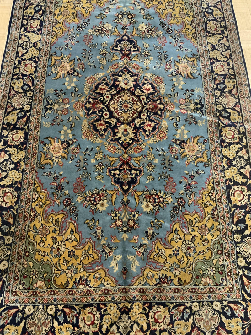 VINTAGE 5ft. x 8ft. TRADITIONAL ISFAHAN - David Tiftickjian & Sons