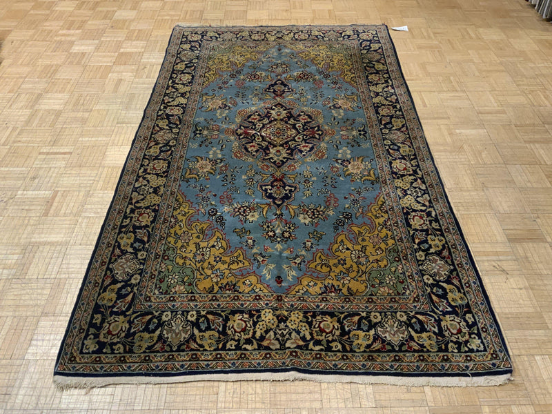 VINTAGE 5ft. x 8ft. TRADITIONAL ISFAHAN - David Tiftickjian & Sons
