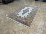 VINTAGE 5ft. x 8ft. TRADITIONAL KERMAN - David Tiftickjian & Sons