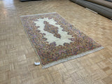VINTAGE 5ft. x 8ft. TRADITIONAL KERMAN - David Tiftickjian & Sons