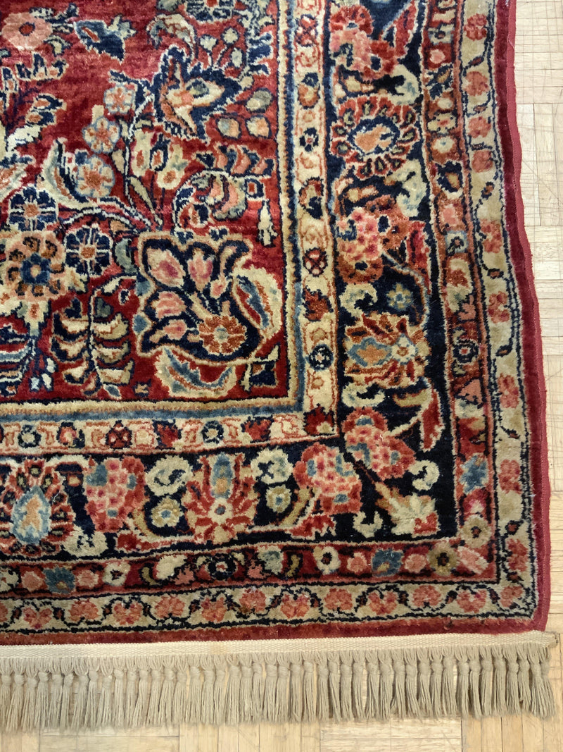 VINTAGE 5ft. x 8ft. TRADITIONAL SAROUK - David Tiftickjian & Sons