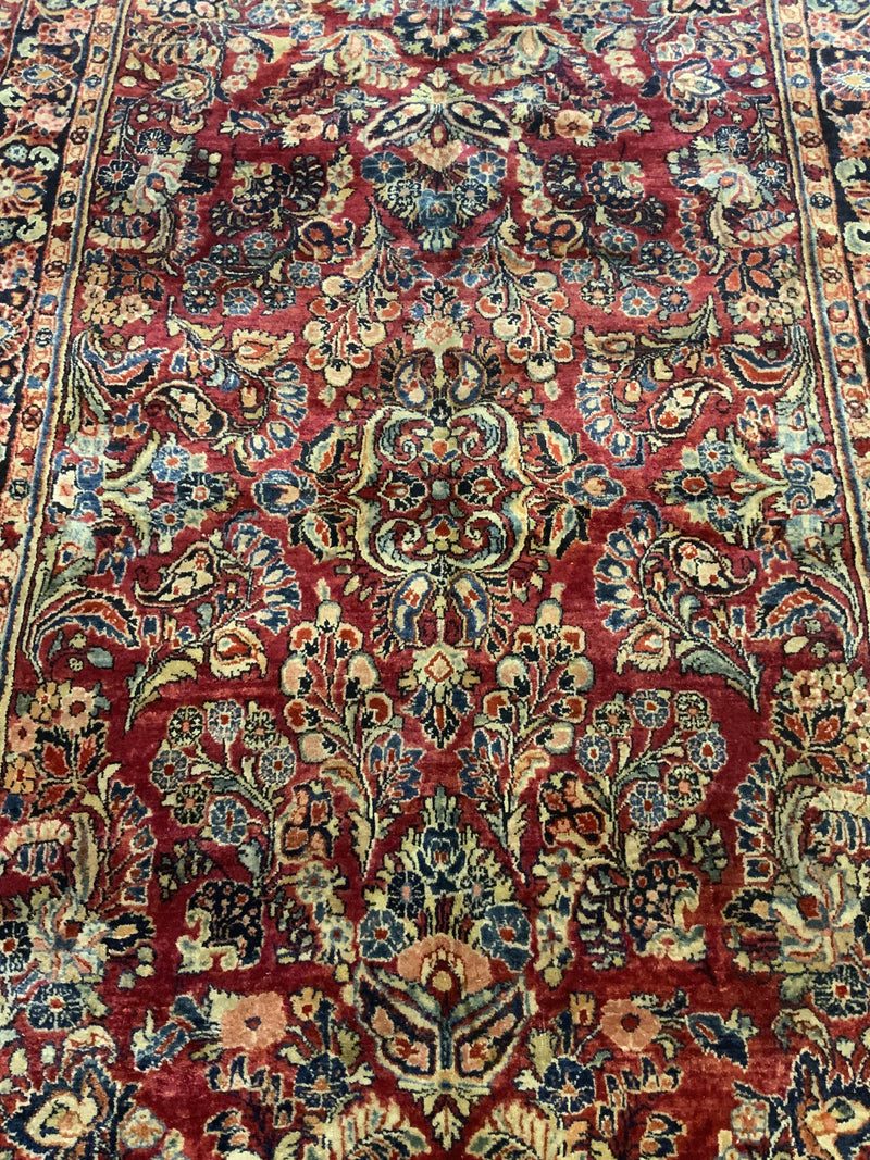 VINTAGE 5ft. x 8ft. TRADITIONAL SAROUK - David Tiftickjian & Sons
