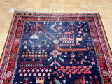 VINTAGE 5ft. x 9ft. TRANSITIONAL HAMADAN - David Tiftickjian & Sons
