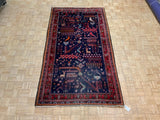 VINTAGE 5ft. x 9ft. TRANSITIONAL HAMADAN - David Tiftickjian & Sons