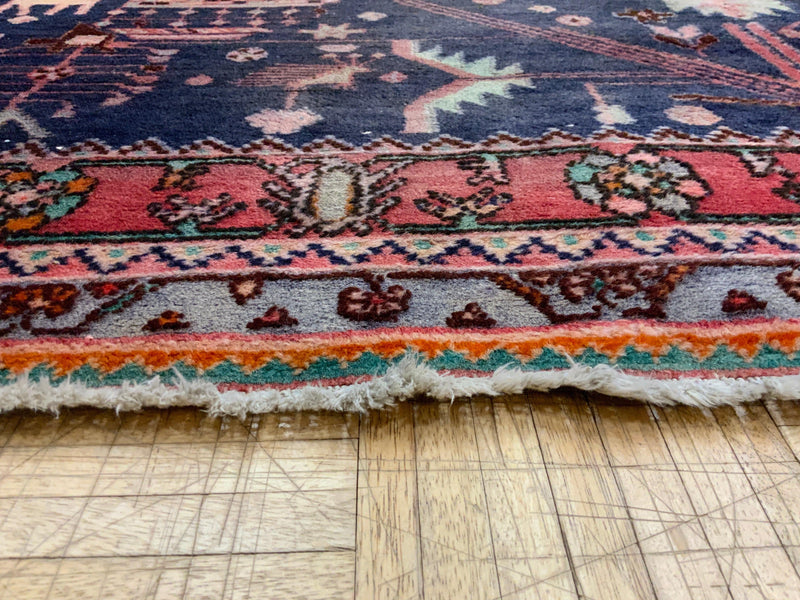 VINTAGE 5ft. x 9ft. TRANSITIONAL HAMADAN - David Tiftickjian & Sons